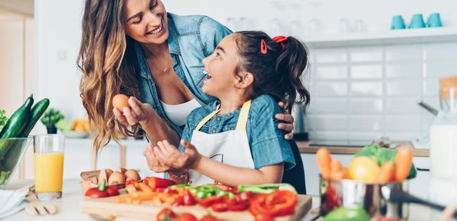 vrolijk door gezondheidsvoordelen van eieren