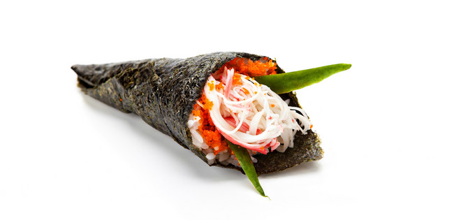 temaki rol met surimi